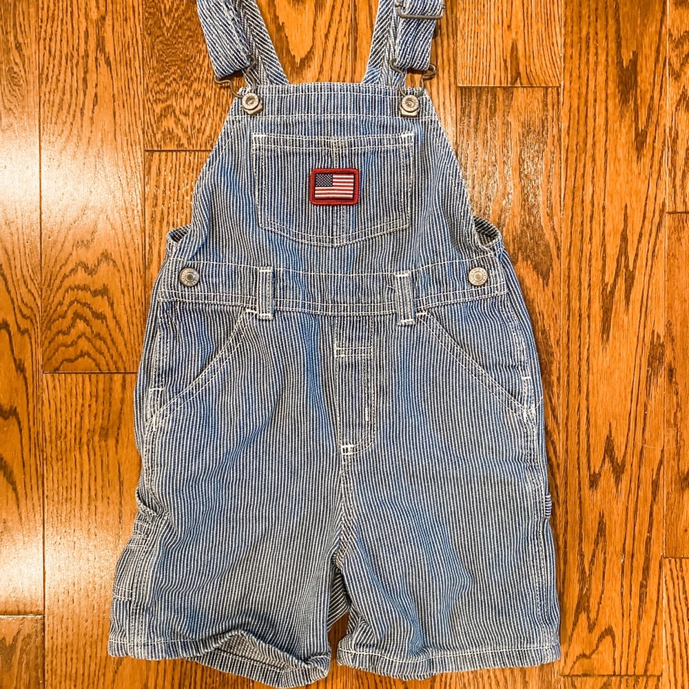 Old Navy Denim Striped Overalls 🇺🇸